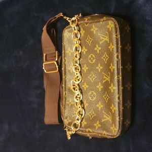 💕LV Trousse 23 toilette/belt bag/Shoulder/Crossbody bag
